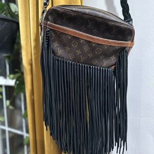 Riviera Louis Vuitton upcycled Fringe Compiegne